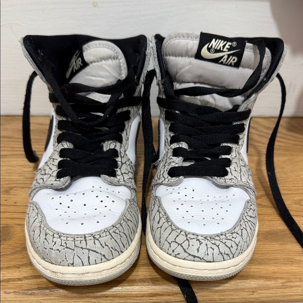 Nike Kids Sneakers - Black, White, and Gray